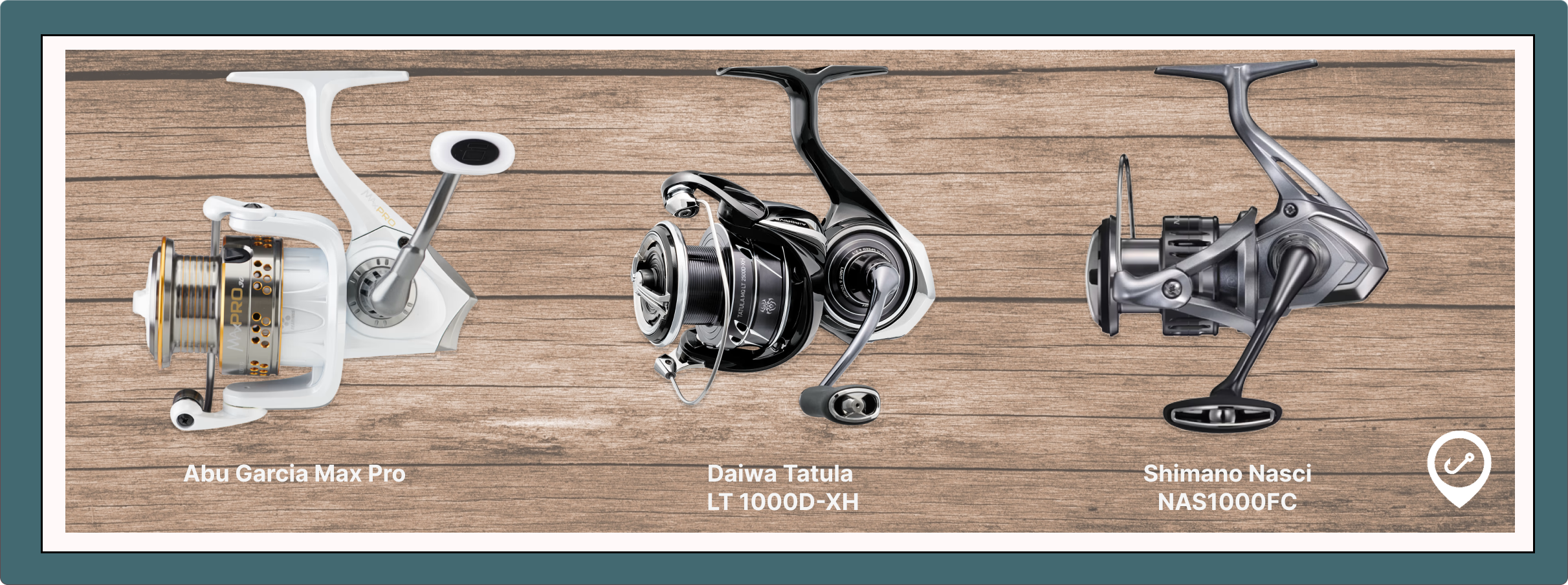 Ultralight fishing reel options - Abu Garcia Max Pro , Daiwa Tatula  LT 1000D-XH and Shimano Nasci NAS1000FC